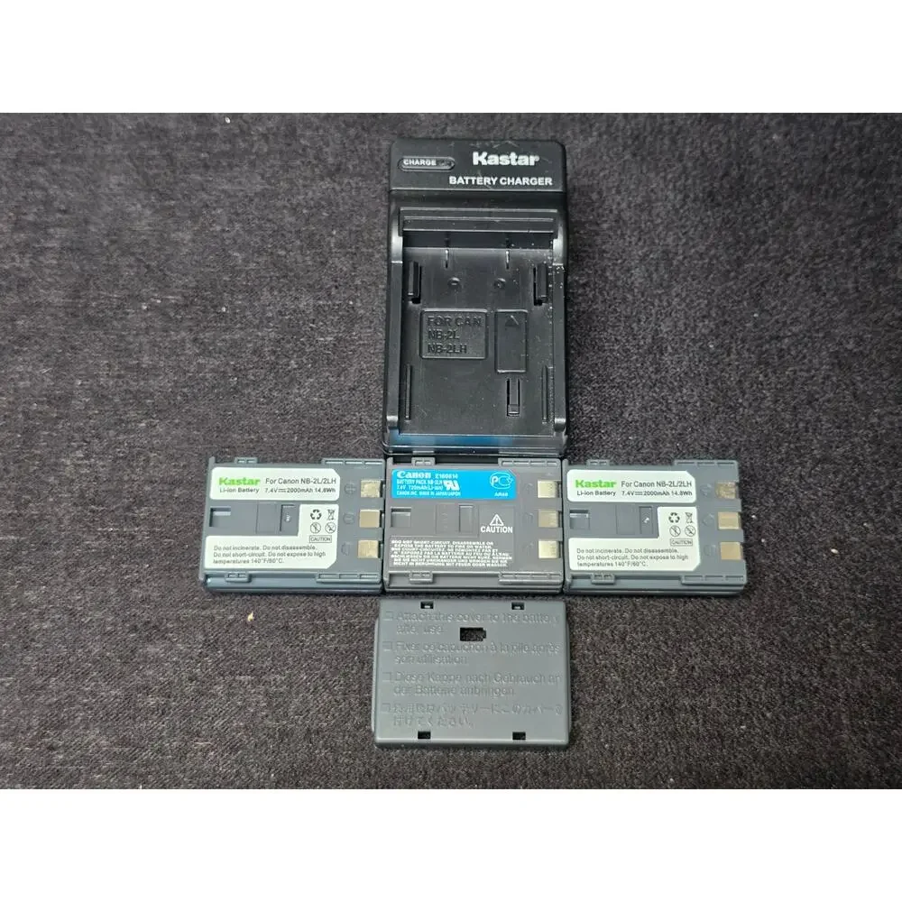Canon Optura 40 Digital Video Camcorder Lot - 5x Sony MiniDV Tapes + Extras